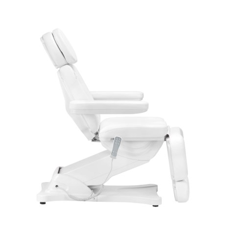 Elektryczny fotel kosmetyczny SILLON CLASSIC 3 silniki z podgrzewaniem second edition biały Elektryczny fotel kosmetyczny SILLON CLASSIC 3 silniki z podgrzewaniem second edition biały