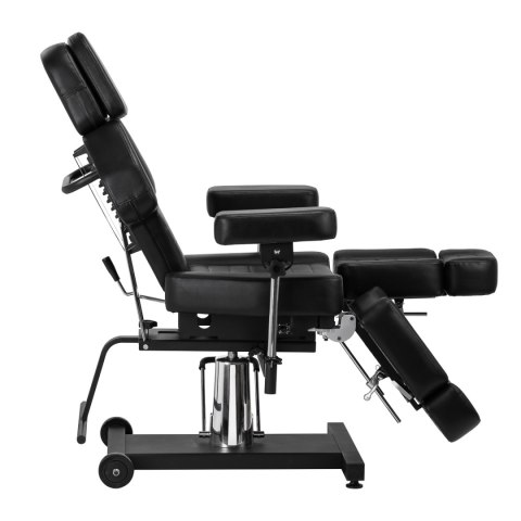 Fotel hydrauliczny do tatuażu Pro Ink 601A czarny Fotel hydrauliczny do tatuażu Pro Ink 601A czarny