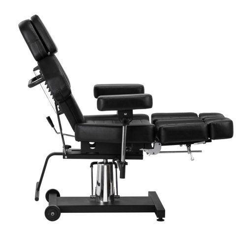 Fotel hydrauliczny do tatuażu Pro Ink 601A czarny Fotel hydrauliczny do tatuażu Pro Ink 601A czarny