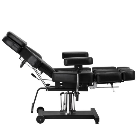 Fotel hydrauliczny do tatuażu Pro Ink 601A czarny Fotel hydrauliczny do tatuażu Pro Ink 601A czarny