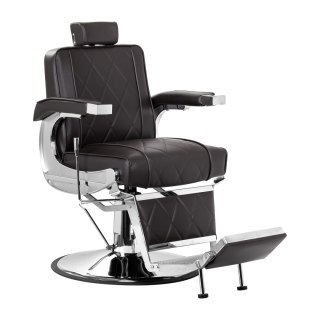 Hair System fotel barberski BM88066 brązowy