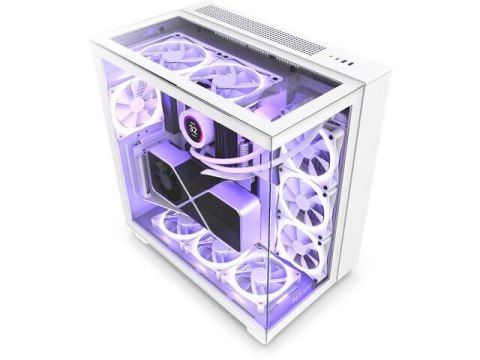 Obudowa NZXT H9 Elite RGB Midi Tower biała z oknem Obudowa NZXT H9 Elite RGB Midi Tower biała z oknem