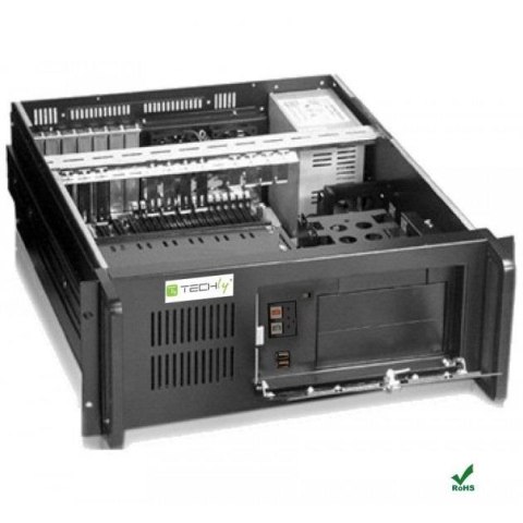 Obudowa serwerowa Techly ATX Rack 19" 4U, czarna Obudowa serwerowa Techly ATX Rack 19" 4U, czarna
