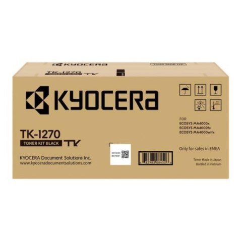 Toner Kyocera TK-1270 Black 10000str. (1T0C140NL0) Toner Kyocera TK-1270 Black 10000str. (1T0C140NL0)