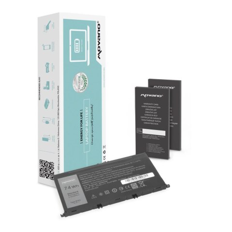 Bateria Movano do notebooka Dell Inspiron 15 (7557), 15 (7559), 357F9 (10.8V-11.1V) (6600 mAh) Bateria Movano do notebooka Dell Inspiron 15 (7557), 15 (7559), 357F9 (10.8V-11.1V) (6600 mAh)