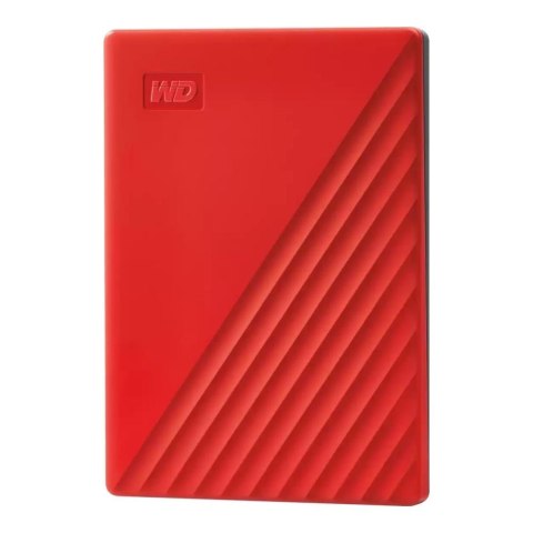 Dysk zewnętrzny WD My Passport 6TB USB3.2 Gen 1 Czerwony Dysk zewnętrzny WD My Passport 6TB USB3.2 Gen 1 Czerwony