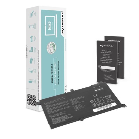Bateria Movano do notebooka Asus Vivobook S14, S430, X430U, K430, B31N1732 (11.4V) (3600 mAh) Bateria Movano do notebooka Asus Vivobook S14, S430, X430U, K430, B31N1732 (11.4V) (3600 mAh)