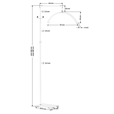 Lampa zabiegowa MOMO MX6 do rzęs biała Lampa zabiegowa MOMO MX6 do rzęs biała