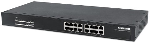 Switch niezarządzalny Intellinet 16x 10/100/1000 Mbps PoE+ 220W Rack 19" Switch niezarządzalny Intellinet 16x 10/100/1000 Mbps PoE+ 220W Rack 19"