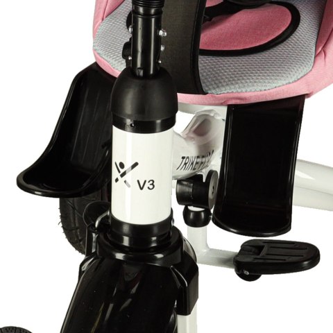 Rowerek trójkołowy Trike Fix V3 rower spacerówka 3w1 obracany 360 wolne koło różowy Rowerek trójkołowy Trike Fix V3 rower spacerówka 3w1 obracany 360 wolne koło różowy