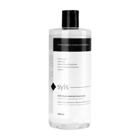 Syis Hydro koktajl złuszczający 500 ml - oczyszczanie wodorowe Syis Hydro koktajl złuszczający 500 ml - oczyszczanie wodorowe