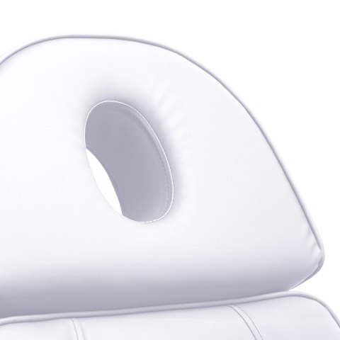 Fotel kosmetyczny elektryczny Sillon Lux 3 silniki zimna biel
