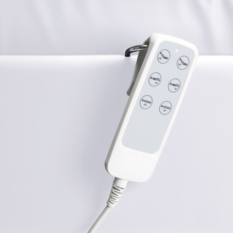 Fotel kosmetyczny elektryczny Sillon Lux 3 silniki zimna biel