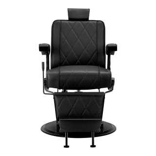 Hair System fotel barberski BM88066B czarny czarna rama