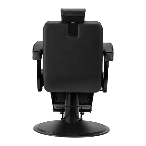 Hair System fotel barberski BM88066B czarny czarna rama