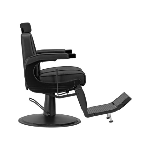 Hair System fotel barberski BM88066B czarny czarna rama