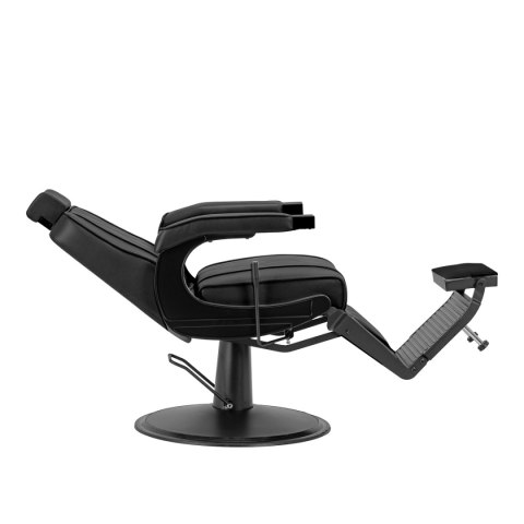 Hair System fotel barberski BM88066B czarny czarna rama
