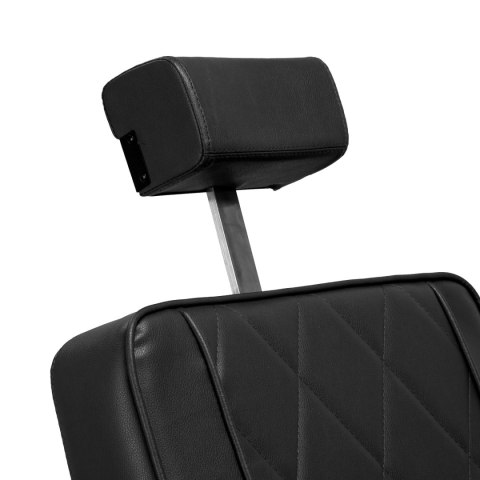 Hair System fotel barberski BM88066B czarny czarna rama