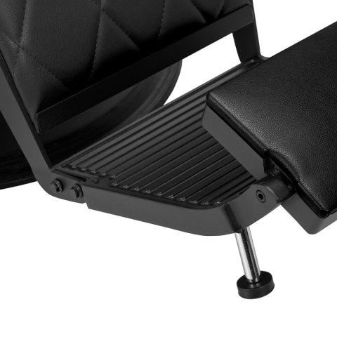 Hair System fotel barberski BM88066B czarny czarna rama