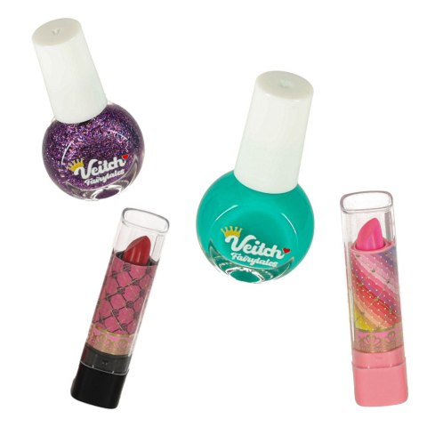 Kosmetyki do makijażu make up lakiery torebka spódniczka zestaw 22 elementy Kosmetyki do makijażu make up lakiery torebka spódniczka zestaw 22 elementy