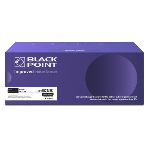 Toner Black Point do Brother (TN-247BK) Black 3000 str. z chipem