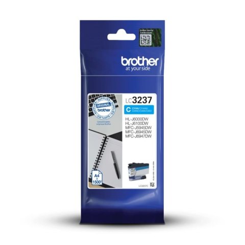 Tusz Brother LC-3237C Cyan 1500str. Tusz Brother LC-3237C Cyan 1500str.