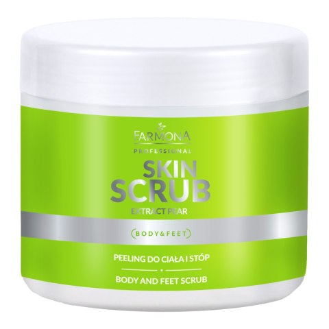 Farmona skin scrub extract pear peeling do ciała i stóp gruszka 500 g Farmona skin scrub extract pear peeling do ciała i stóp gruszka 500 g