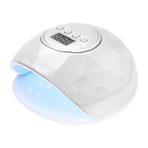 Lampa UV LED Shiny 86W biała/srebrna perła Lampa UV LED Shiny 86W biała/srebrna perła