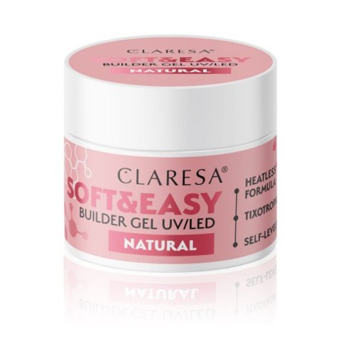 Claresa żel budujący Soft&Easy gel natural 45g Claresa żel budujący Soft&Easy gel natural 45g