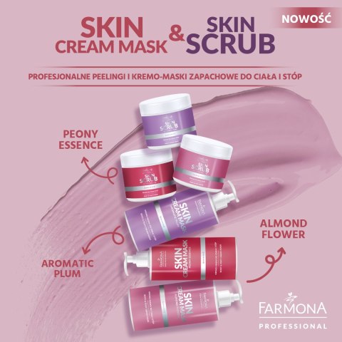 Farmona Skin scrub almond flower peeling do ciała i stóp kwiat migdałowca 500 g Farmona Skin scrub almond flower peeling do ciała i stóp kwiat migdałowca 500 g