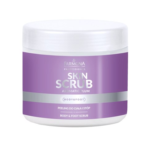 Farmona Skin scrub aromatic plum peeling do ciała i stóp śliwka 500 g Farmona Skin scrub aromatic plum peeling do ciała i stóp śliwka 500 g