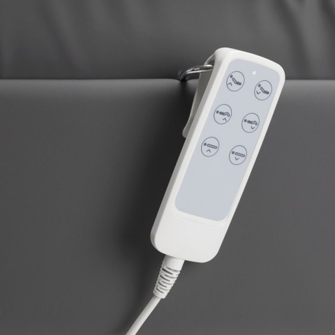 Fotel kosmetyczny elektryczny SILLON Lux 273b 3 silniki szary Fotel kosmetyczny elektryczny SILLON Lux 273b 3 silniki szary