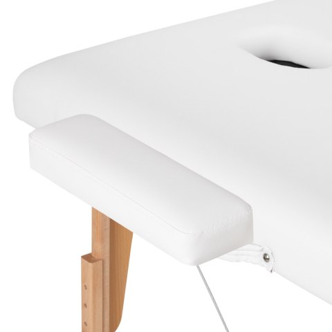 Stół składany do masażu drewniany Komfort Activ Fizjo Lux 3 segmentowy 190x70 BIAŁY Stół składany do masażu drewniany Komfort Activ Fizjo Lux 3 segmentowy 190x70 BIAŁY