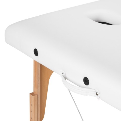 Stół składany do masażu drewniany Komfort Activ Fizjo Lux 3 segmentowy 190x70 BIAŁY Stół składany do masażu drewniany Komfort Activ Fizjo Lux 3 segmentowy 190x70 BIAŁY