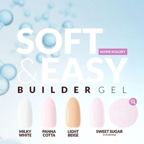 Claresa żel budujący Soft&Easy gel light beige 45g Claresa żel budujący Soft&Easy gel light beige 45g