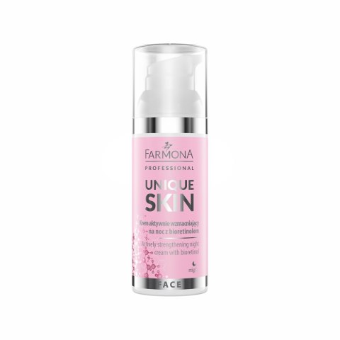 Farmona unique skin krem aktywnie wzmacniający na noc z bioretinolem 50 ml Farmona unique skin krem aktywnie wzmacniający na noc z bioretinolem 50 ml