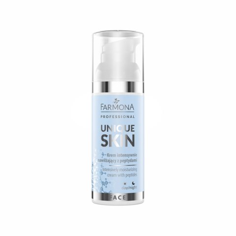 Farmona unique skin krem intensywnie nawilżający z peptydami 50 ml Farmona unique skin krem intensywnie nawilżający z peptydami 50 ml