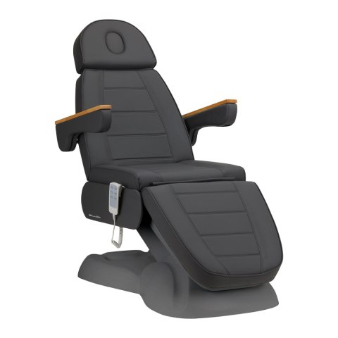 Fotel kosmetyczny elektryczny SILLON Lux 273b 3 silniki szary, szara podstawa Fotel kosmetyczny elektryczny SILLON Lux 273b 3 silniki szary, szara podstawa