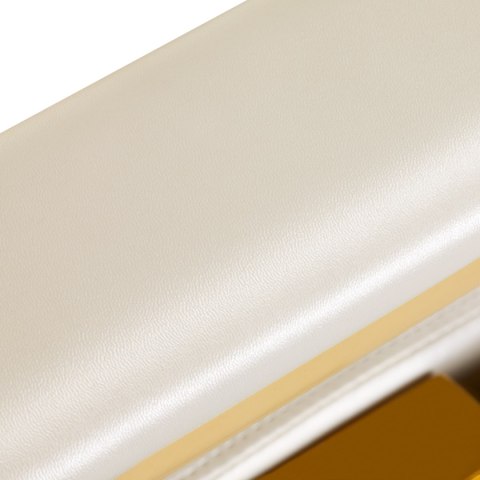 Gabbiano fotel barberski Francesco Gold biały Gabbiano fotel barberski Francesco Gold biały