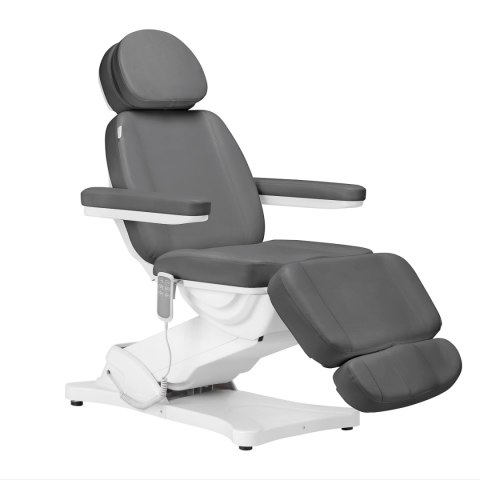 Elektryczny fotel kosmetyczny SILLON CLASSIC 3 silniki szary Elektryczny fotel kosmetyczny SILLON CLASSIC 3 silniki szary