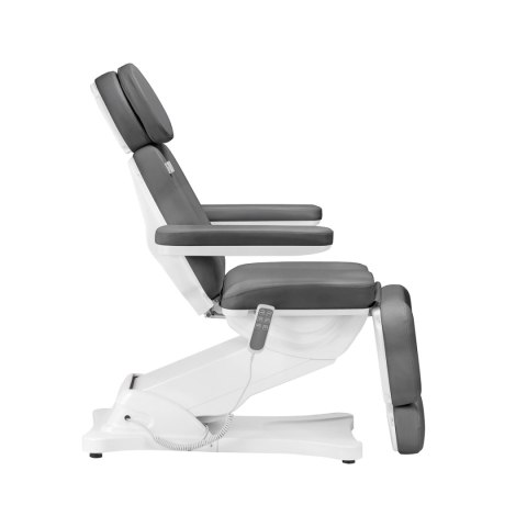 Elektryczny fotel kosmetyczny SILLON CLASSIC 3 silniki szary Elektryczny fotel kosmetyczny SILLON CLASSIC 3 silniki szary