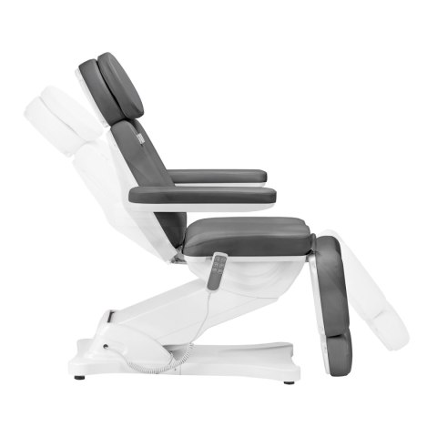 Elektryczny fotel kosmetyczny SILLON CLASSIC 3 silniki szary Elektryczny fotel kosmetyczny SILLON CLASSIC 3 silniki szary