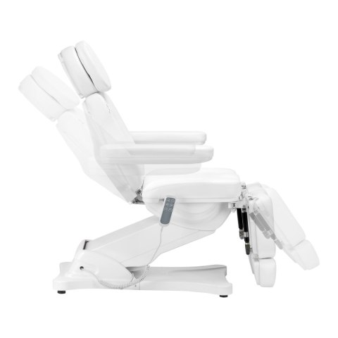 Elektryczny fotel kosmetyczny SILLON CLASSIC 3 silniki z kołyską pedi biały Elektryczny fotel kosmetyczny SILLON CLASSIC 3 silniki z kołyską pedi biały