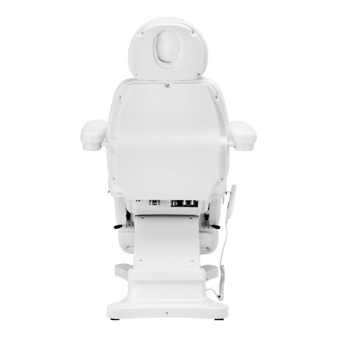 Elektryczny fotel kosmetyczny SILLON CLASSIC 3 silniki z kołyską pedi biały Elektryczny fotel kosmetyczny SILLON CLASSIC 3 silniki z kołyską pedi biały