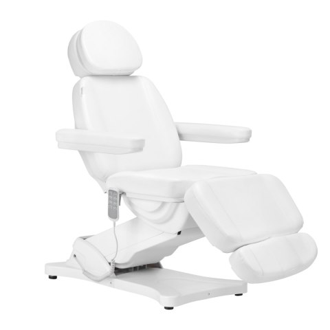 Elektryczny fotel kosmetyczny SILLON CLASSIC 4 silniki z kołyską biały Elektryczny fotel kosmetyczny SILLON CLASSIC 4 silniki z kołyską biały