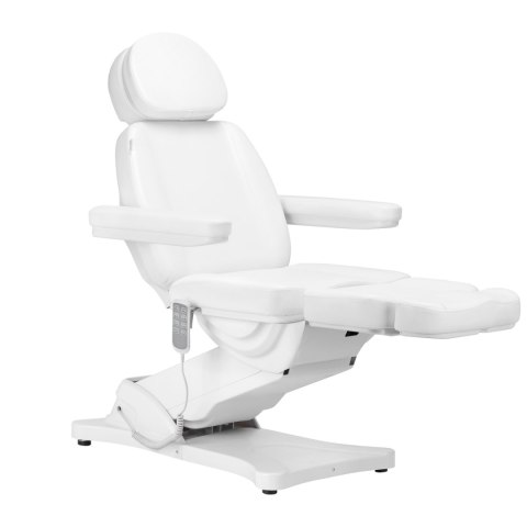 Elektryczny fotel kosmetyczny SILLON CLASSIC 4 silniki z kołyską biały Elektryczny fotel kosmetyczny SILLON CLASSIC 4 silniki z kołyską biały