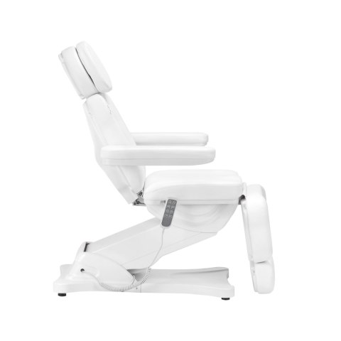 Elektryczny fotel kosmetyczny SILLON CLASSIC 4 silniki z kołyską biały Elektryczny fotel kosmetyczny SILLON CLASSIC 4 silniki z kołyską biały