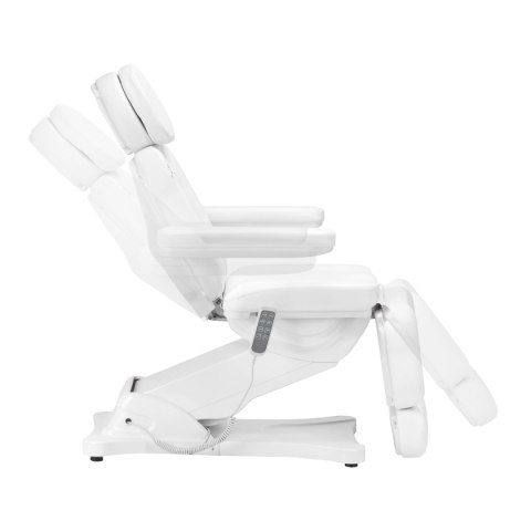 Elektryczny fotel kosmetyczny SILLON CLASSIC 4 silniki z kołyską biały Elektryczny fotel kosmetyczny SILLON CLASSIC 4 silniki z kołyską biały