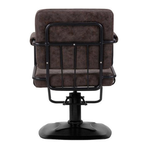 Gabbiano fotel fryzjerski Katania Loft Old Leather ciemny brąz Gabbiano fotel fryzjerski Katania Loft Old Leather ciemny brąz