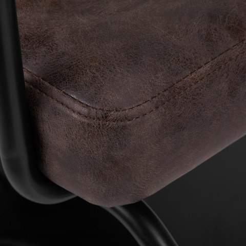 Gabbiano fotel fryzjerski Katania Loft Old Leather ciemny brąz Gabbiano fotel fryzjerski Katania Loft Old Leather ciemny brąz